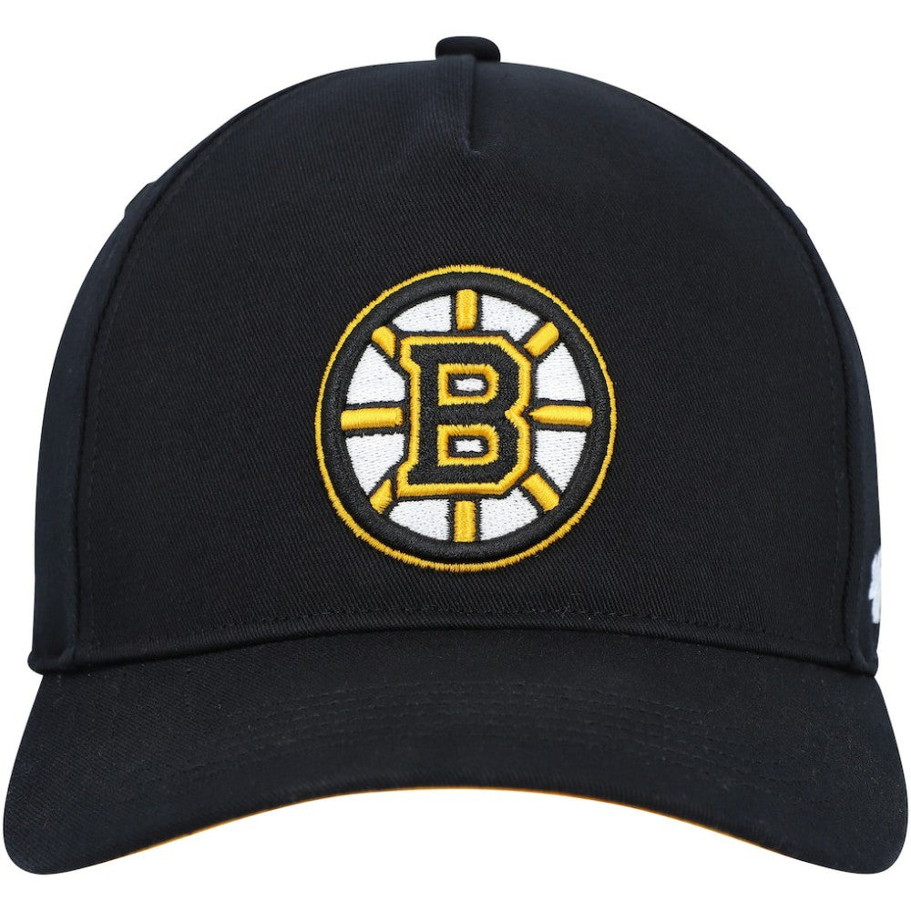 Boston Bruins '47 Primary Hitch Snapback Hat - Black Hats