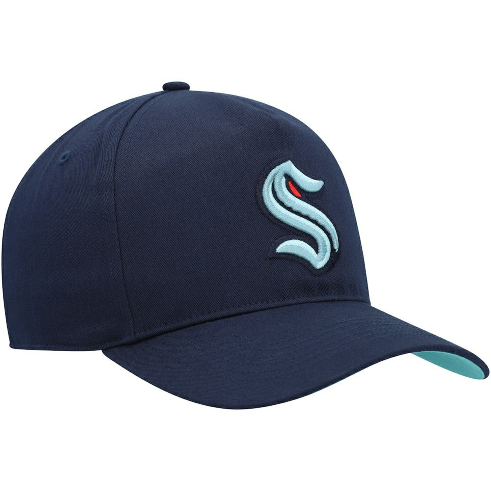 Seattle Kraken '47 Primary Hitch Snapback Hat - Deep Sea Blue Hats