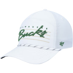 Milwaukee Bucks '47 Downburst Hitch Snapback Hat - White online