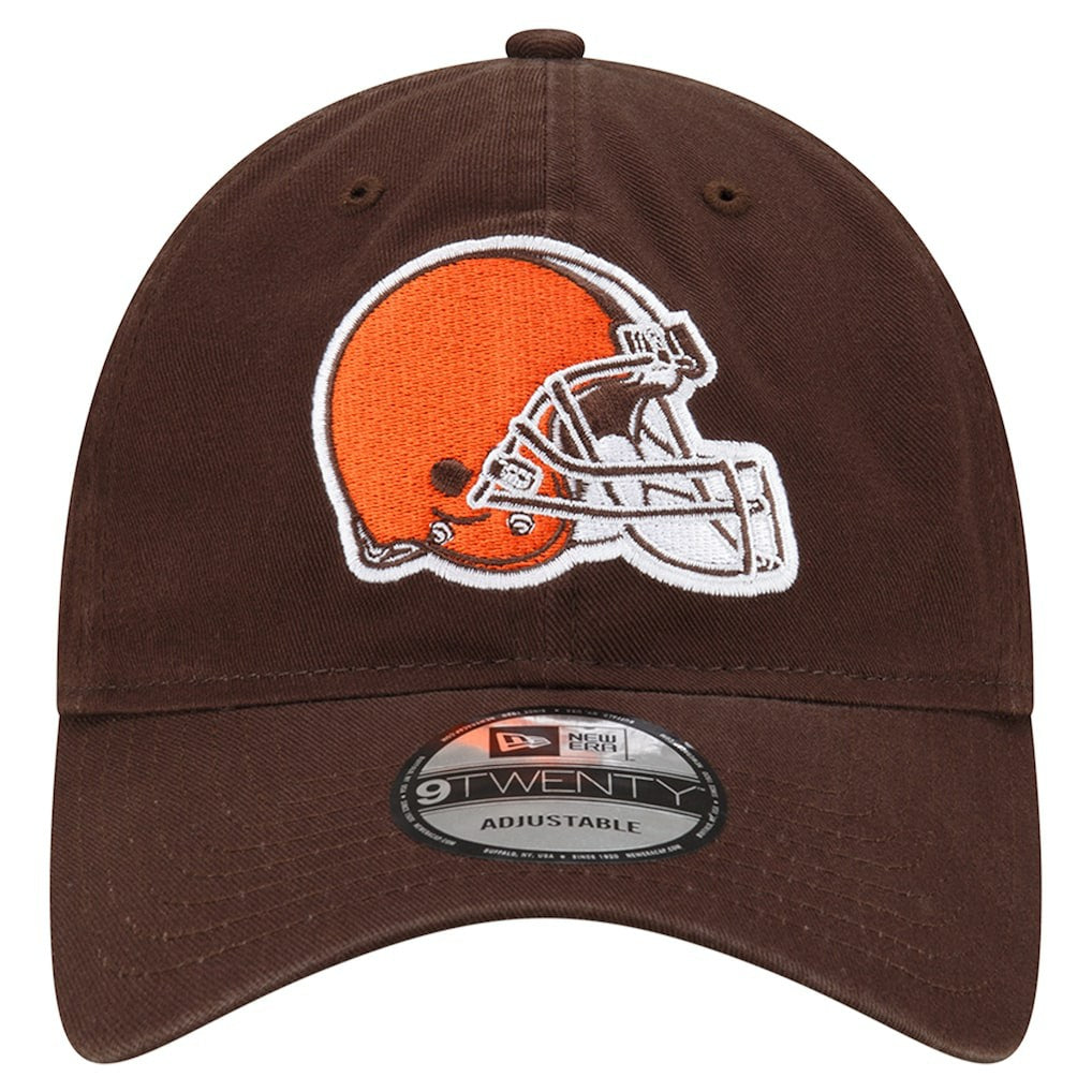 Cleveland Browns New Era Distinct 9TWENTY Adjustable Hat - Brown for sale