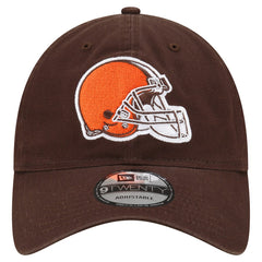 Cleveland Browns New Era Distinct 9TWENTY Adjustable Hat - Brown for sale