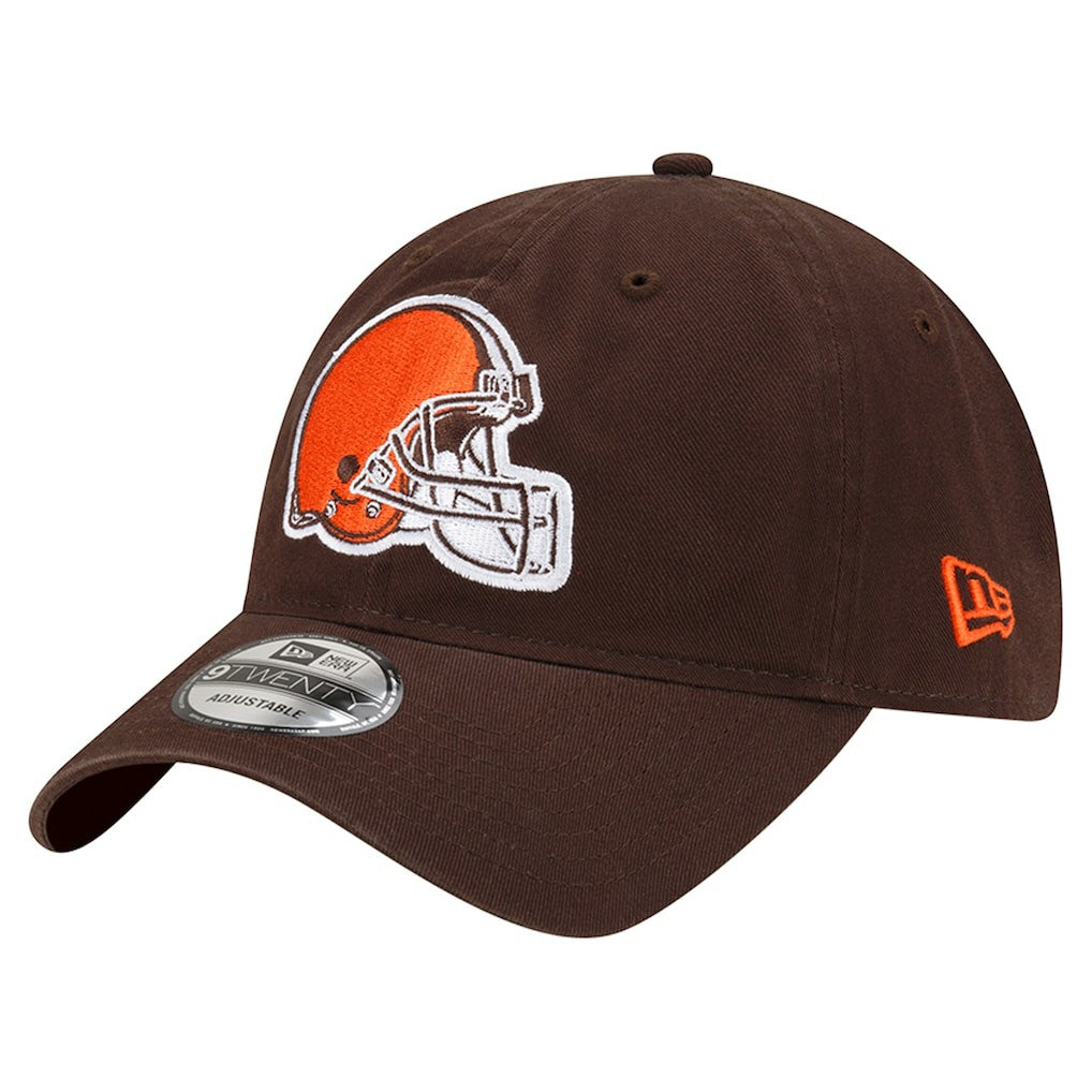 Cleveland Browns New Era Distinct 9TWENTY Adjustable Hat - Brown for sale