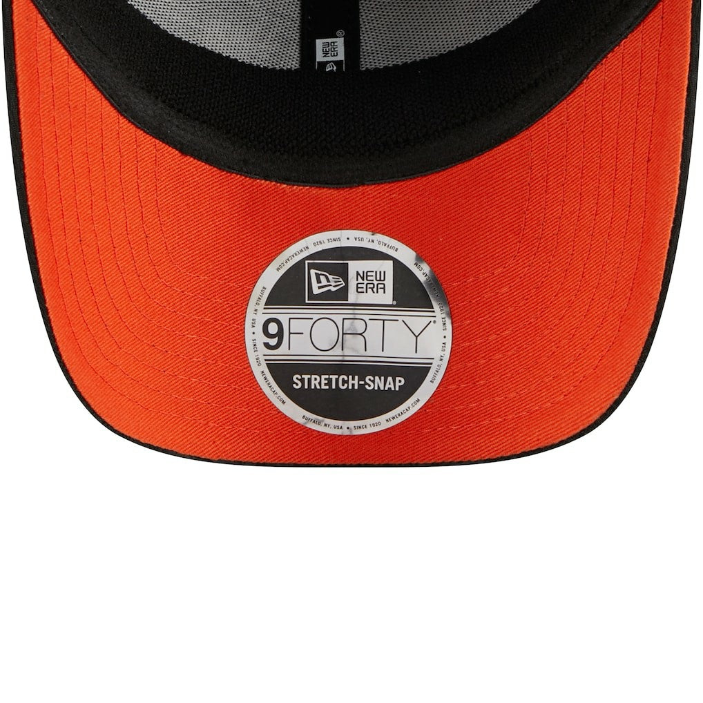 Cleveland Browns New Era Top Visor 9FORTY Adjustable Hat - Black discount