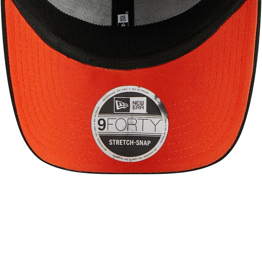 Cleveland Browns New Era Top Visor 9FORTY Adjustable Hat - Black discount