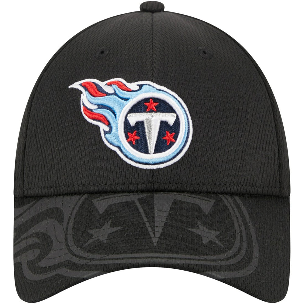 Tennessee Titans New Era Top Visor 9FORTY Adjustable Hat - Black discount
