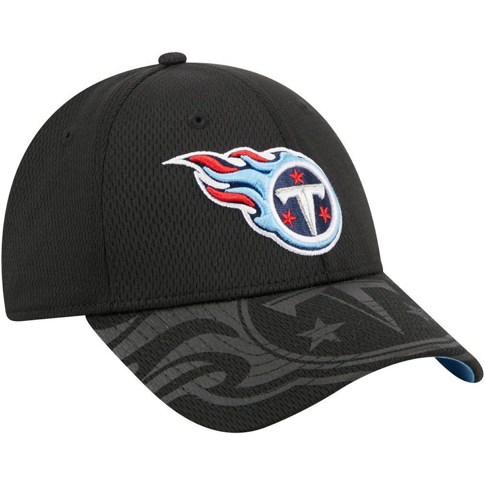 Tennessee Titans New Era Top Visor 9FORTY Adjustable Hat - Black discount