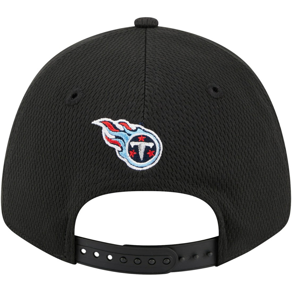 Tennessee Titans New Era Top Visor 9FORTY Adjustable Hat - Black discount