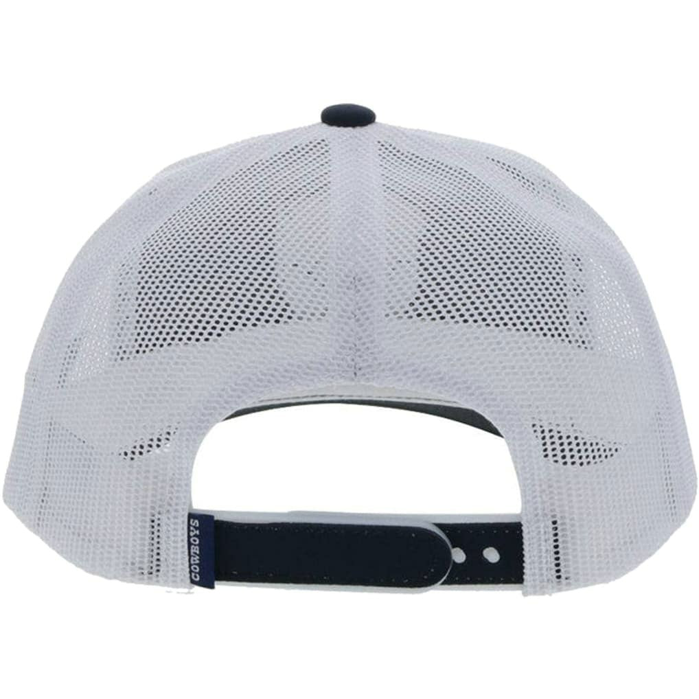 Dallas Cowboys HOOey Rope Flag Trucker Adjustable Hat - Navy/White discount