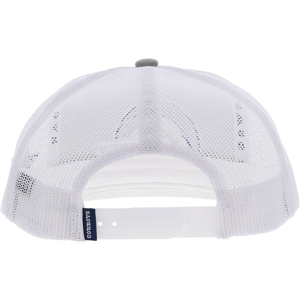 Dallas Cowboys HOOey Youth Logo Trucker Snapback Hat - Silver/White online