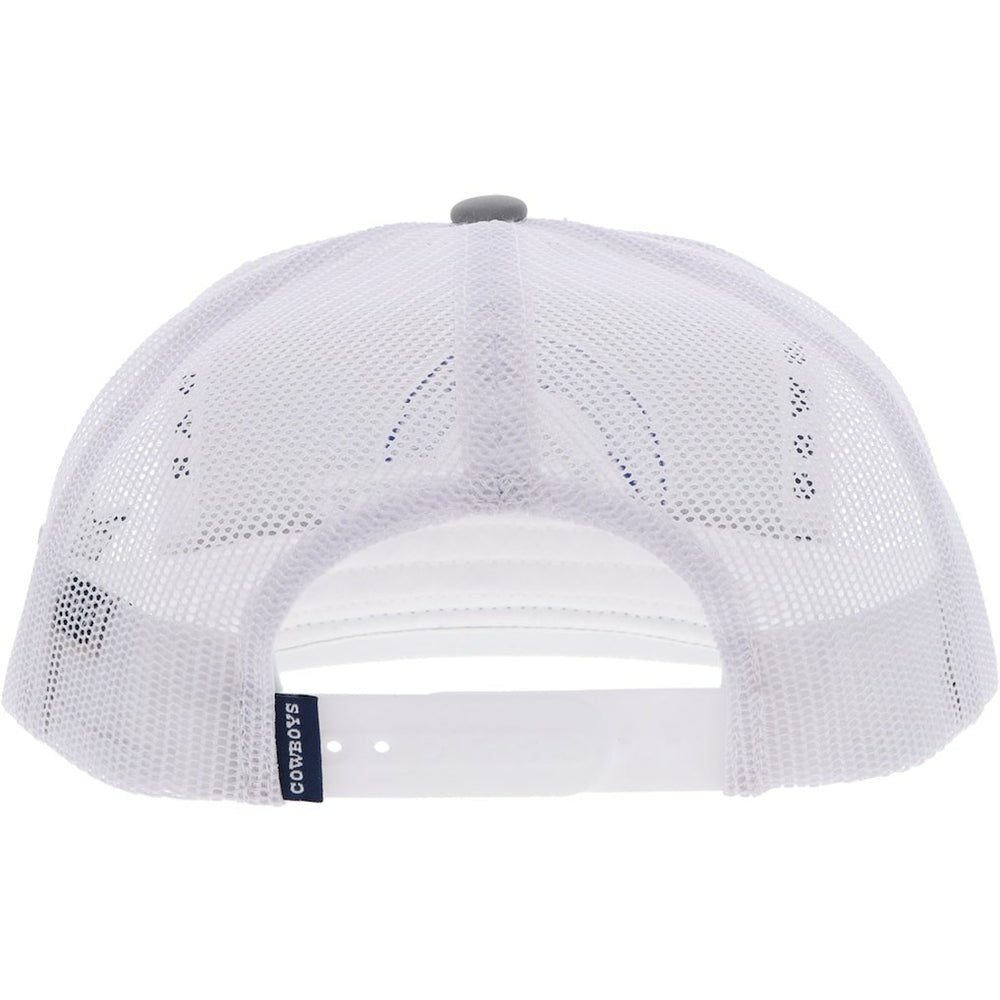 Dallas Cowboys HOOey Youth Logo Trucker Snapback Hat - Silver/White online