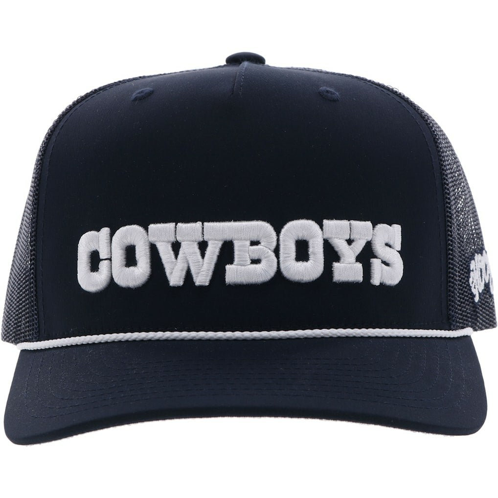 Dallas Cowboys HOOey Wordmark Rope Trucker Adjustable Hat - Navy on sale