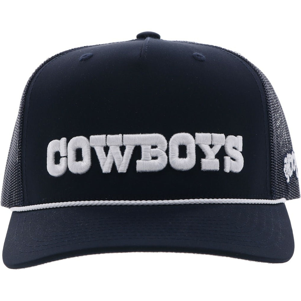 Dallas Cowboys HOOey Wordmark Rope Trucker Adjustable Hat - Navy on sale