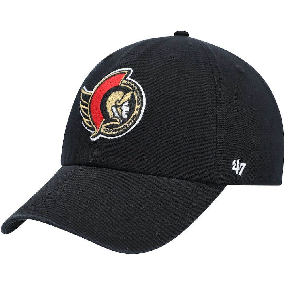 Ottawa Senators '47 Clean Up Adjustable Hat - Black Hats
