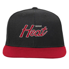 Miami Heat Youth Team Script Snapback Hat - Black sale