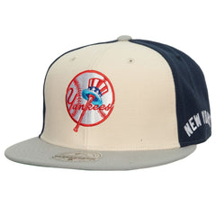 New York Yankees Yankee Stadium 50th Anniversary Homefield Fitted Hat Cream/Gray