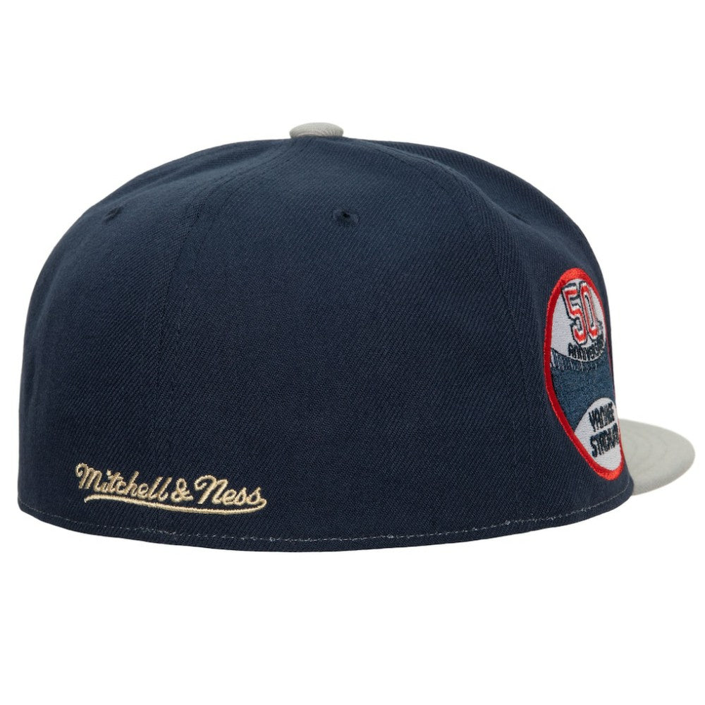 New York Yankees Yankee Stadium 50th Anniversary Homefield Fitted Hat Cream/Gray