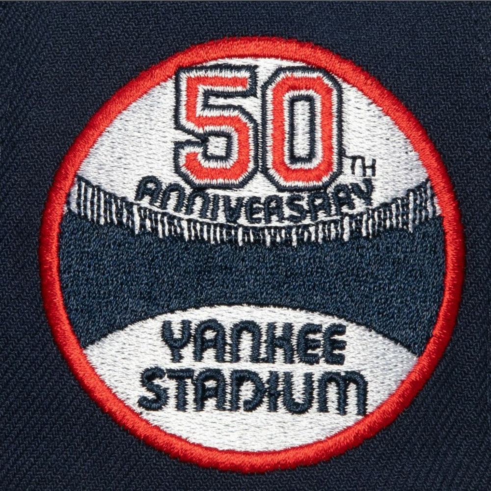 New York Yankees Yankee Stadium 50th Anniversary Homefield Fitted Hat Cream/Gray