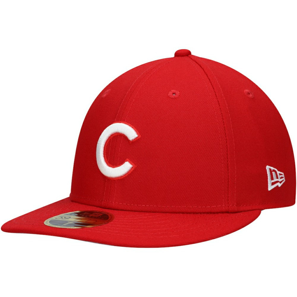 Chicago Cubs Low Profile 59FIFTY Fitted Hat Scarlet