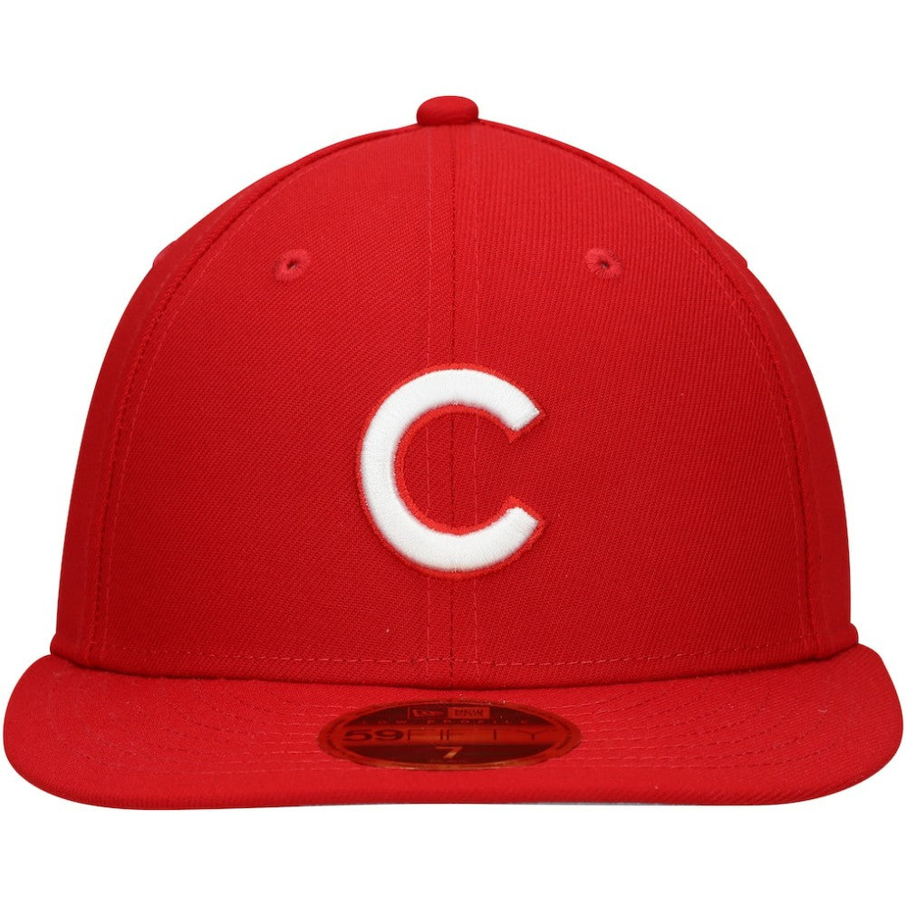 Chicago Cubs Low Profile 59FIFTY Fitted Hat Scarlet