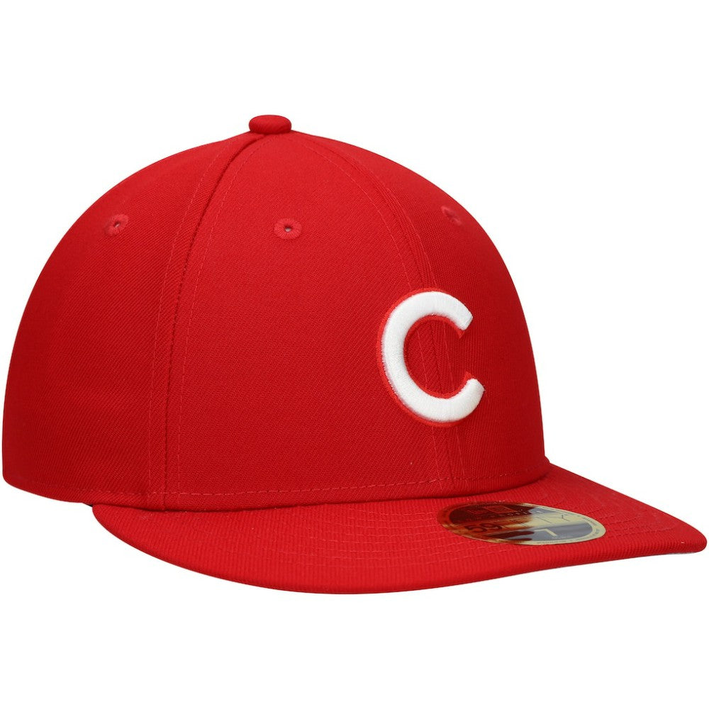 Chicago Cubs Low Profile 59FIFTY Fitted Hat Scarlet