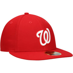 Washington Nationals Low Profile 59FIFTY Fitted Hat Scarlet