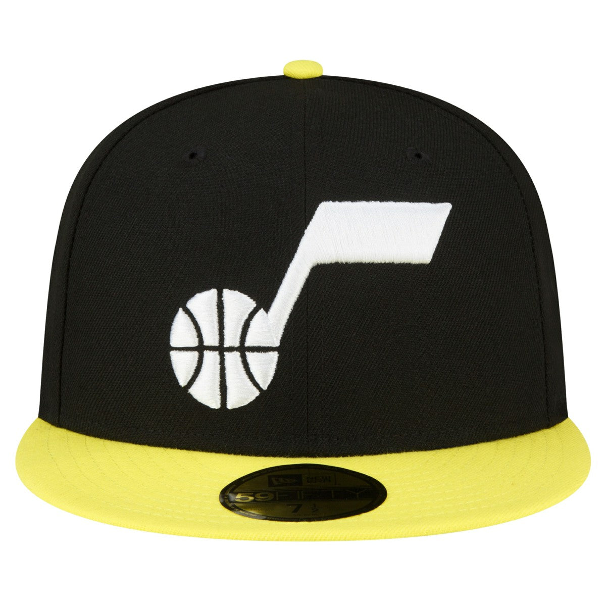 Utah Jazz 2-Tone 59FIFTY Fitted Hat - Black/Yellow sale