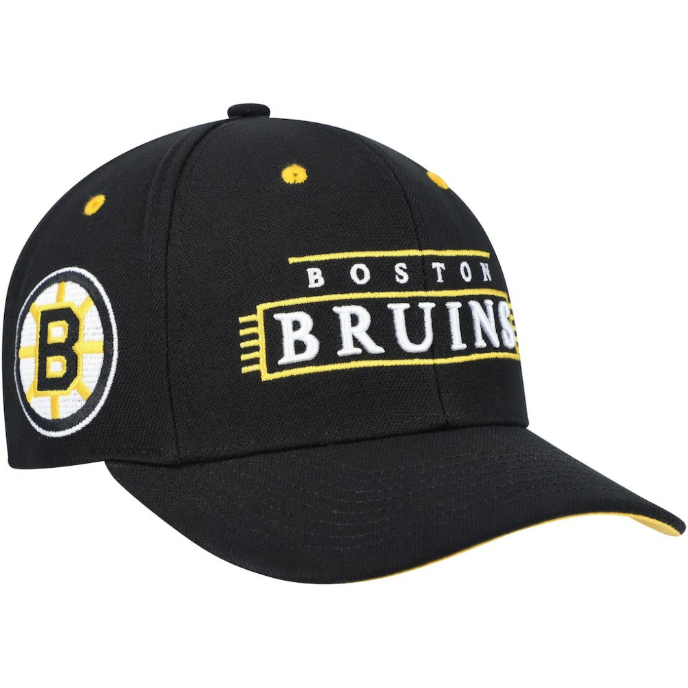 Boston Bruins Mitchell & Ness LOFI Pro Snapback Hat - Black Hats