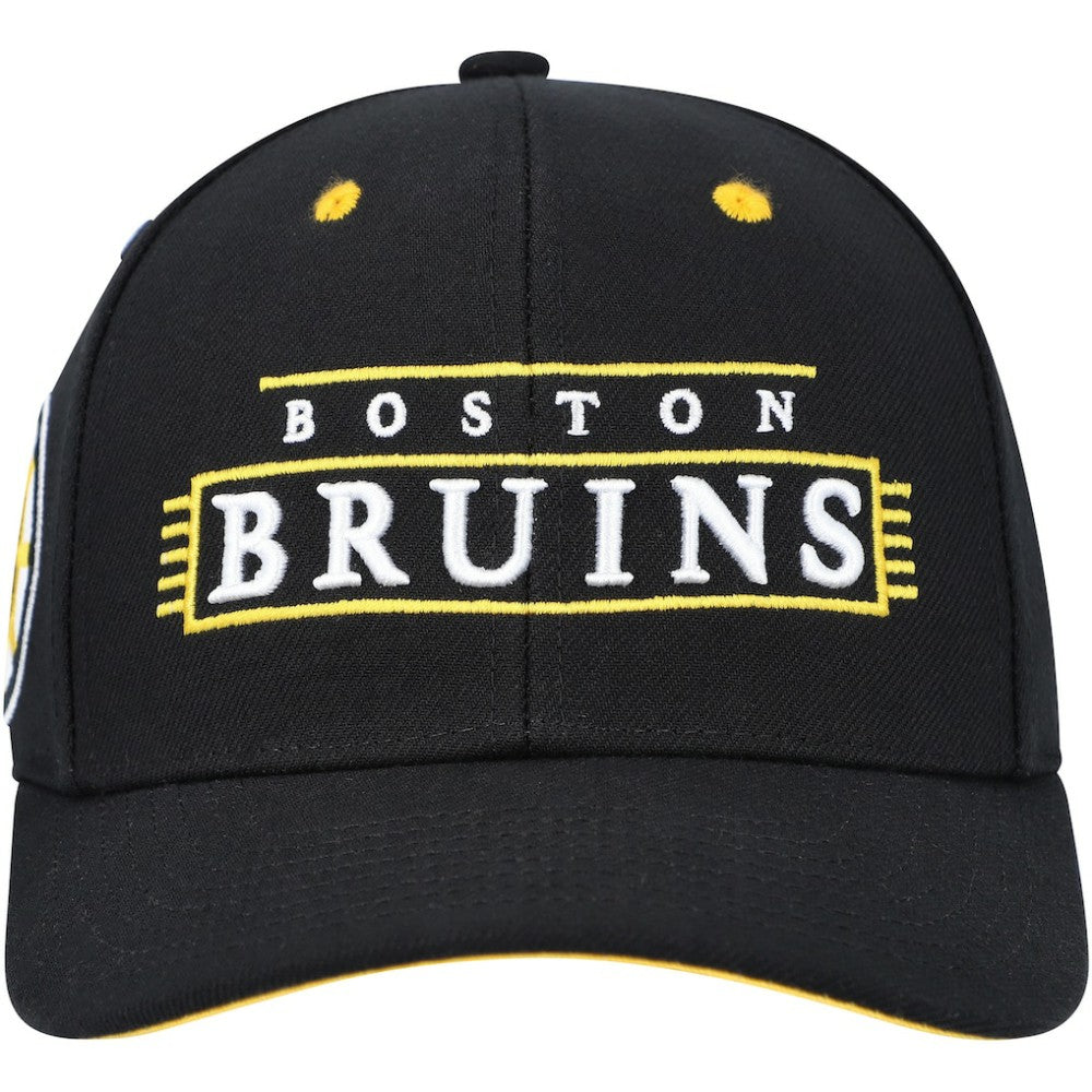 Boston Bruins Mitchell & Ness LOFI Pro Snapback Hat - Black Hats