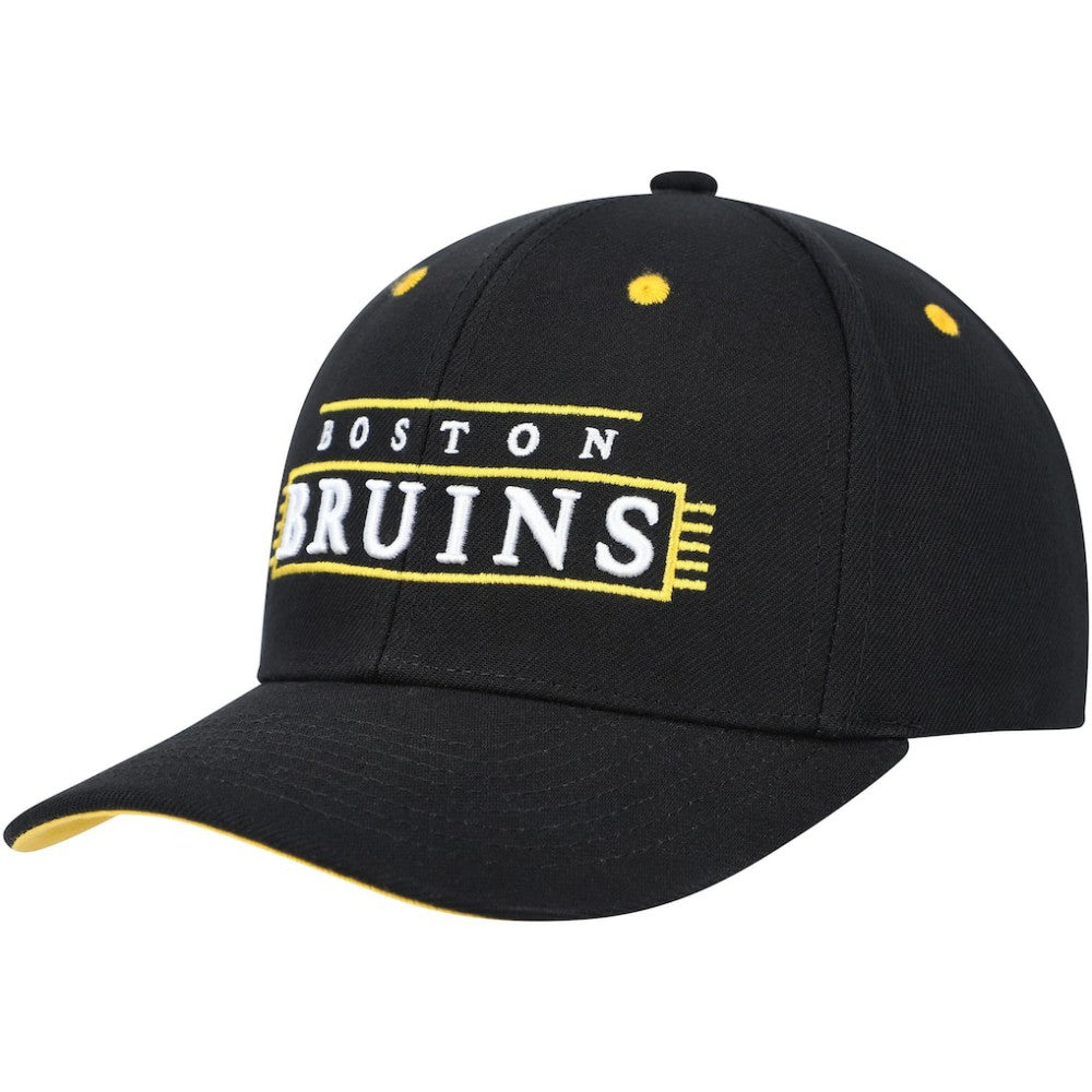 Boston Bruins Mitchell & Ness LOFI Pro Snapback Hat - Black Hats