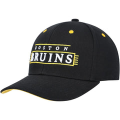 Boston Bruins Mitchell & Ness LOFI Pro Snapback Hat - Black Hats