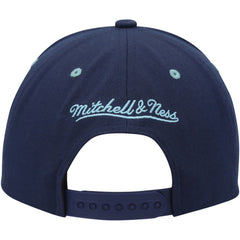 Seattle Kraken Mitchell & Ness LOFI Pro Snapback Hat - Deep Sea Blue Hats