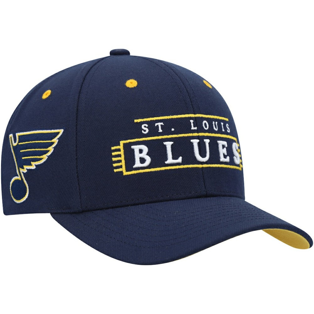 St. Louis Blues Mitchell & Ness LOFI Pro Snapback Hat - Navy Hats