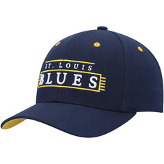 St. Louis Blues Mitchell & Ness LOFI Pro Snapback Hat - Navy Hats