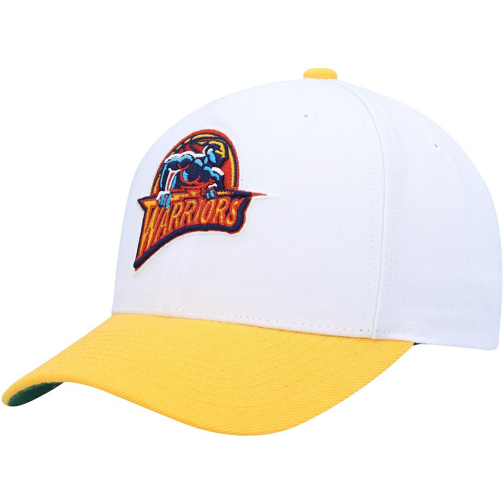 Golden State Warriors Hardwood Classics Core 2-Tone 2.0 Pro Snapback Hat sale - White/Gold shop