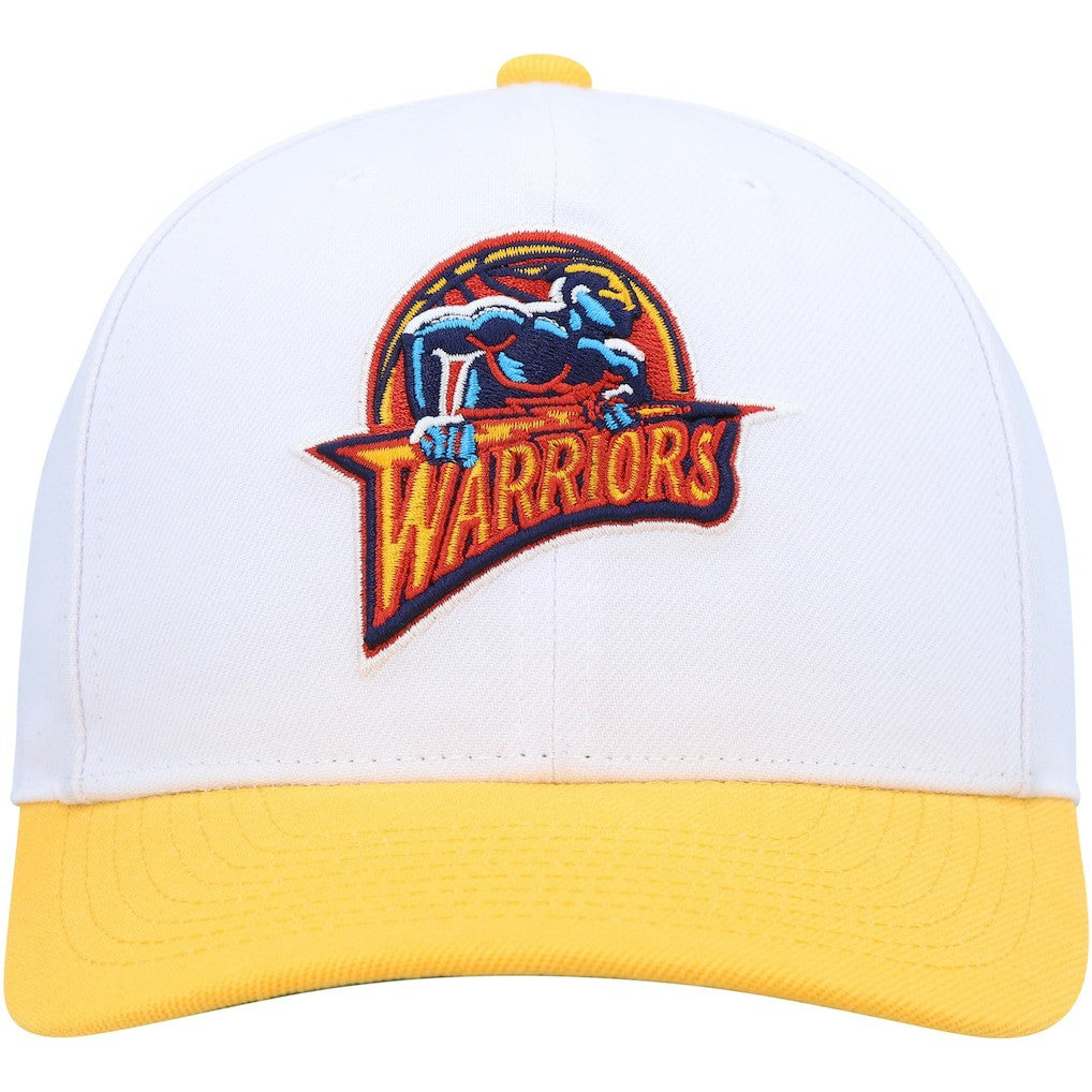 Golden State Warriors Hardwood Classics Core 2-Tone 2.0 Pro Snapback Hat sale - White/Gold shop