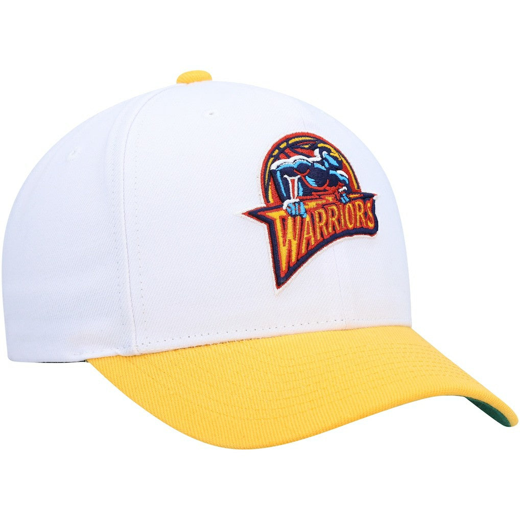 Golden State Warriors Hardwood Classics Core 2-Tone 2.0 Pro Snapback Hat sale - White/Gold shop