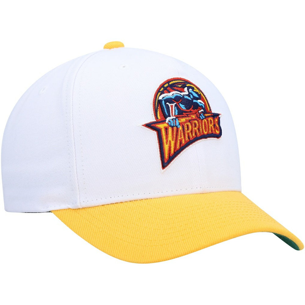 Golden State Warriors Hardwood Classics Core 2-Tone 2.0 Pro Snapback Hat sale - White/Gold shop