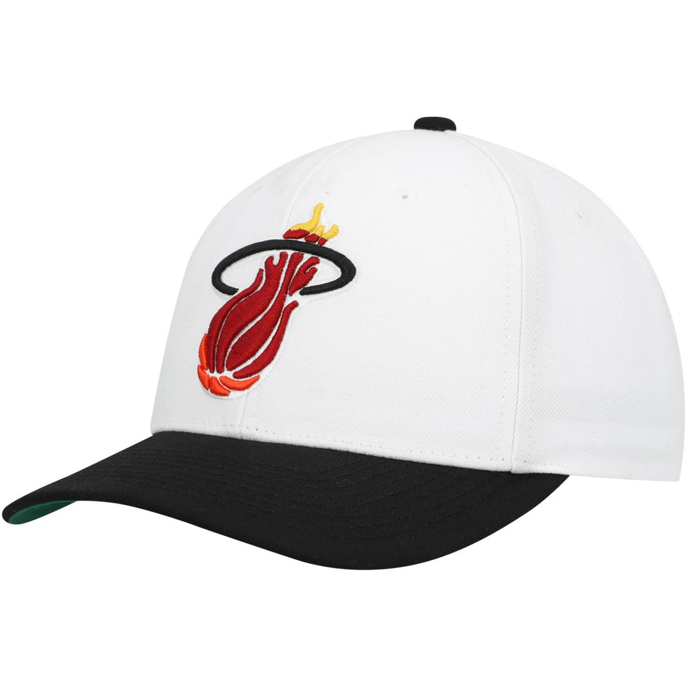 Miami Heat Hardwood Classics Core 2-Tone 2.0 Pro Snapback Hat - White/Black on sale