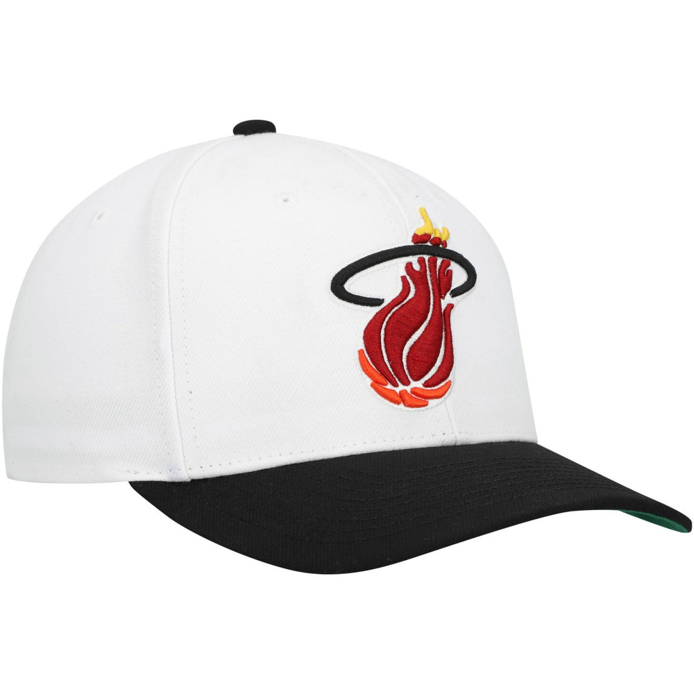 Miami Heat Hardwood Classics Core 2-Tone 2.0 Pro Snapback Hat - White/Black on sale