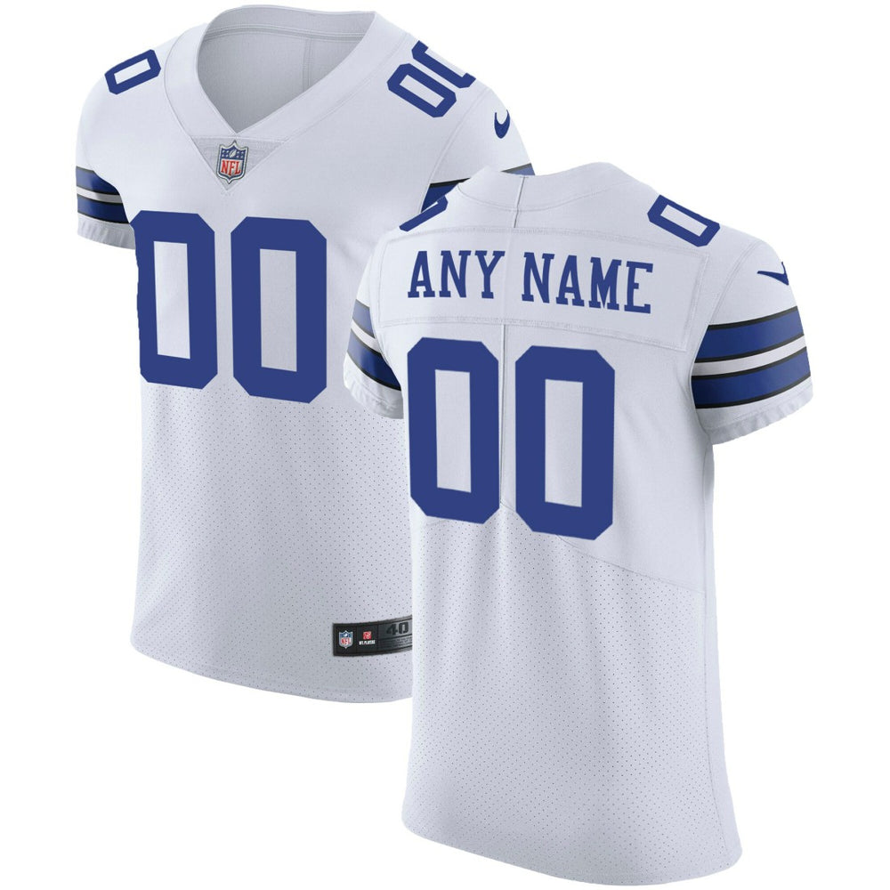 Dallas Cowboys Vapor Untouchable Custom Elite Jersey - White on sale