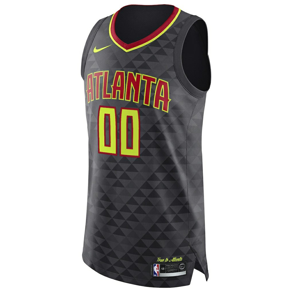 Atlanta Hawks Authentic Custom Jersey Black - Icon Edition outlet