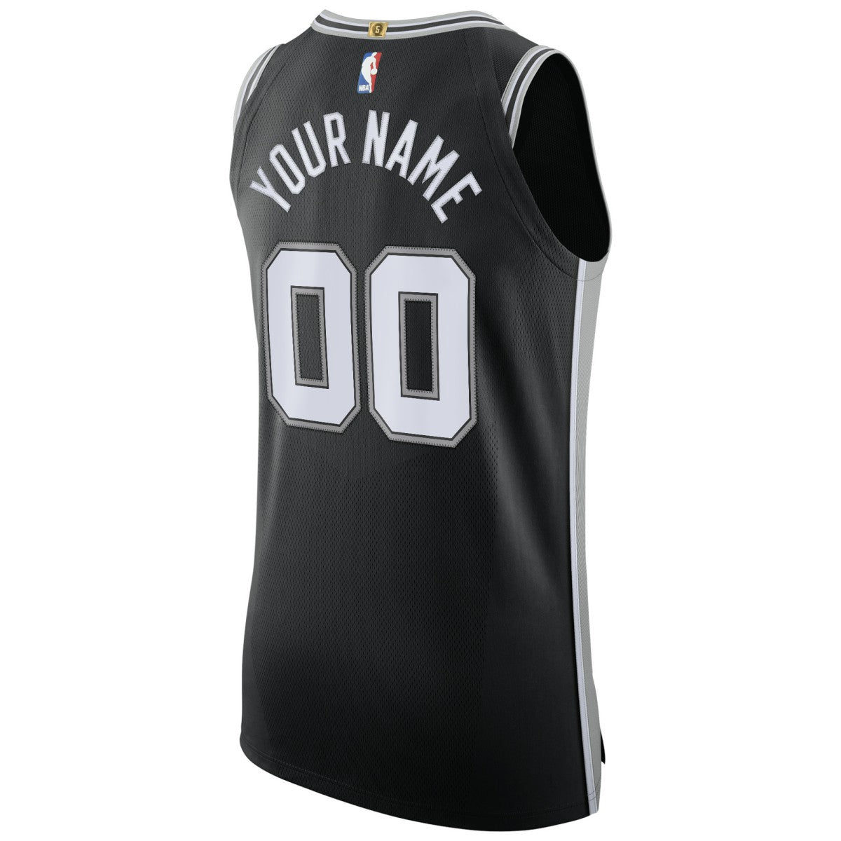 San Antonio Spurs Authentic Custom Jersey Black - Icon Edition online