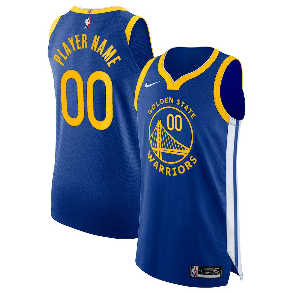 Golden State Warriors 2020/21 Authentic Custom Jersey Blue sale - Icon Edition shop
