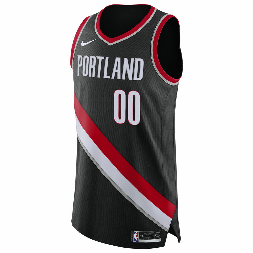 Portland Trail Blazers 2020/21 Authentic Custom Jersey Black - Icon Edition discount