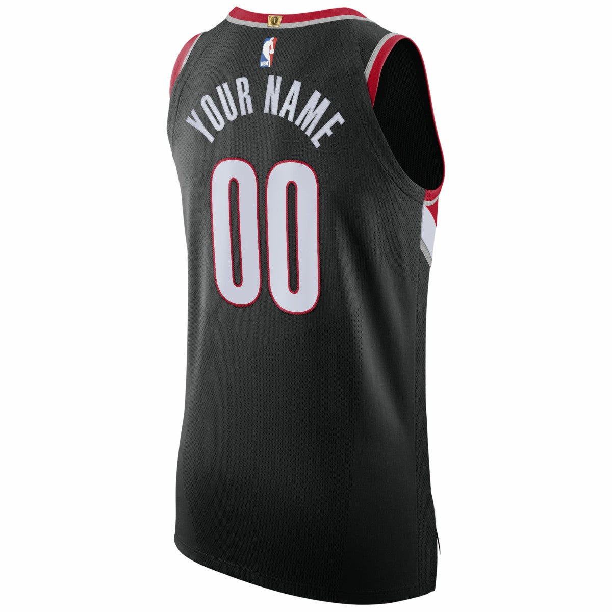 Portland Trail Blazers 2020/21 Authentic Custom Jersey Black - Icon Edition discount