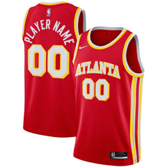 Atlanta Hawks 2020/21 Swingman Custom Jersey - Icon Edition - Red online