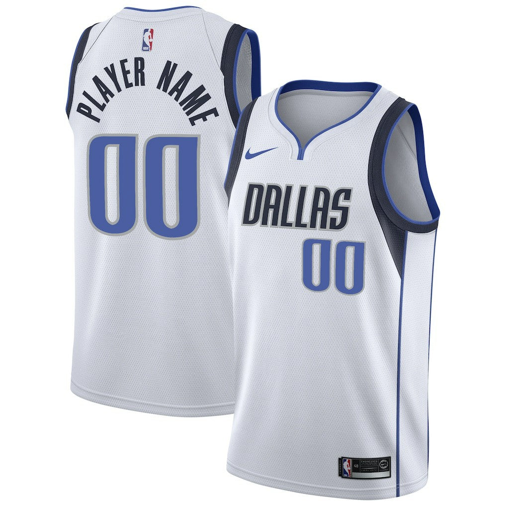 Dallas Mavericks 2020/21 Swingman Custom Jersey sale - Association Editi- White discount
