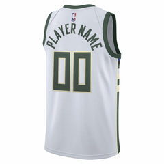 Milwaukee Bucks 2020/21 Swingman Custom Jersey - Association Edition - White shop