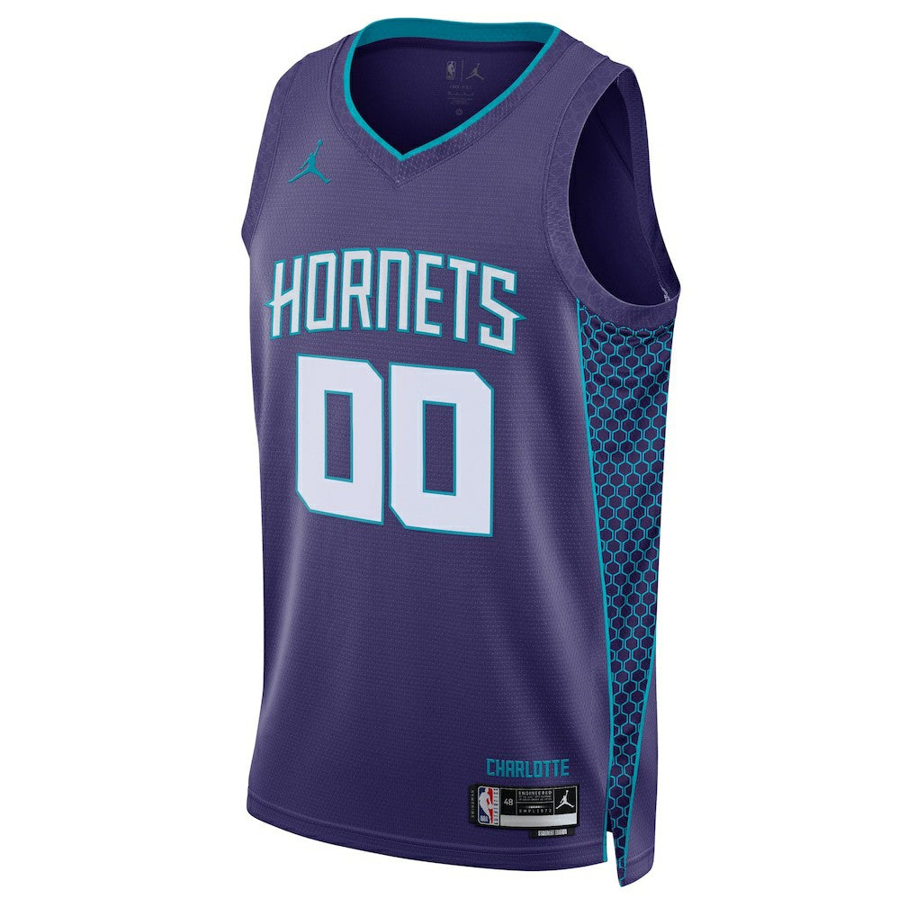 Charlotte Hornets Jordan Brand Unisex 2022/23 Swingman Custom Jersey - Statement Edition - Teal outlet