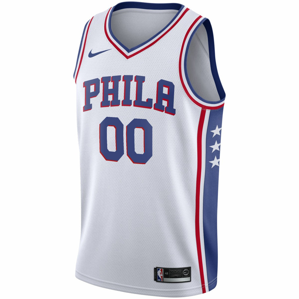 Philadelphia 76ers 2020/21 Swingman Custom Jersey - Association Edition - White online